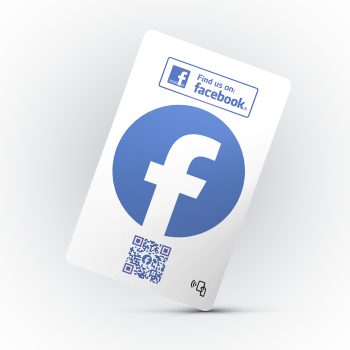 Facebook Follow NFC Card